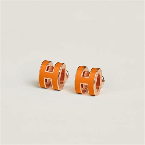 hermes pop h earrings|hermès mini pop h earrings.